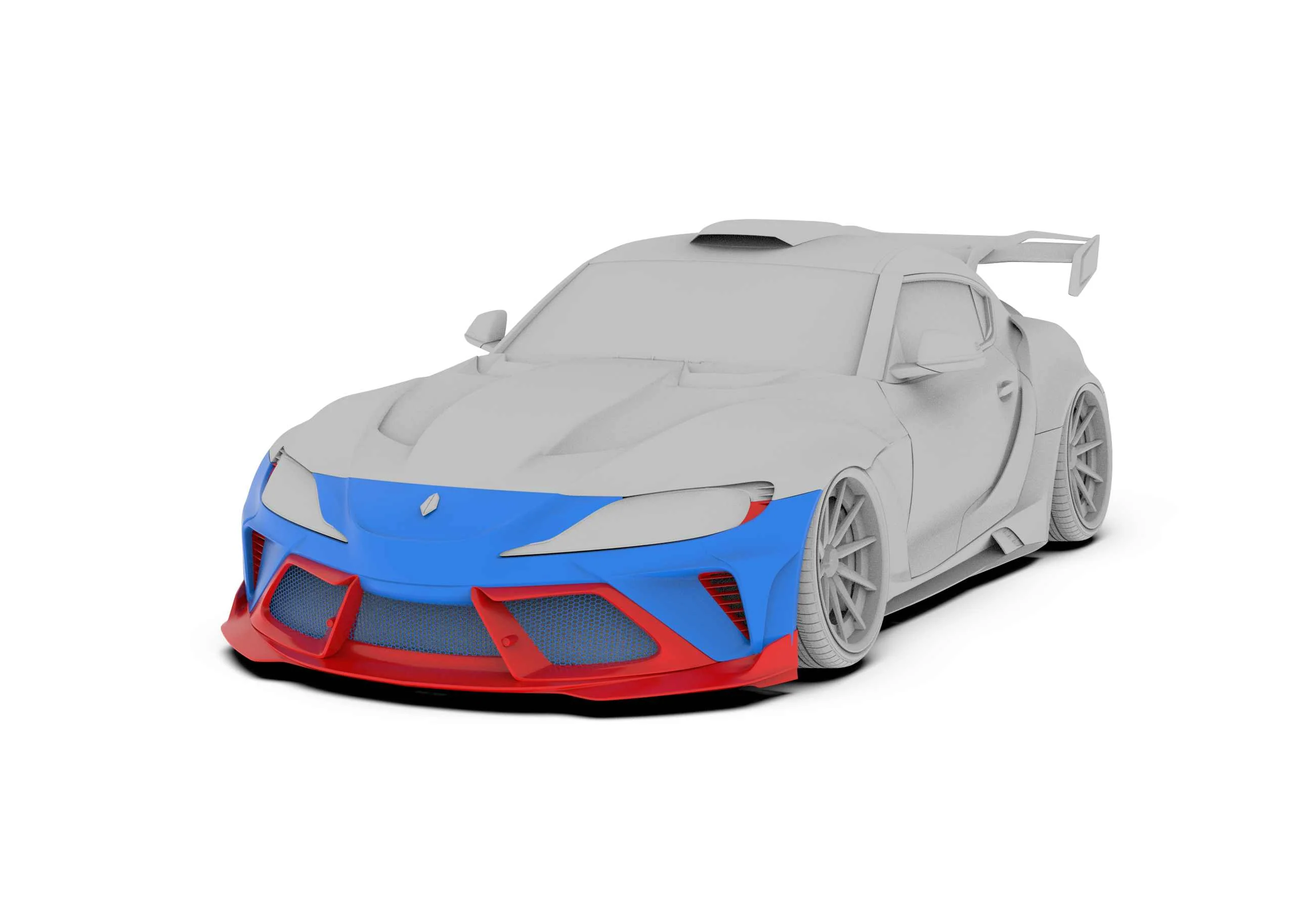 Robot Toyota GR Supra  Alerion B Complete Narrow Body Kit - Image 32