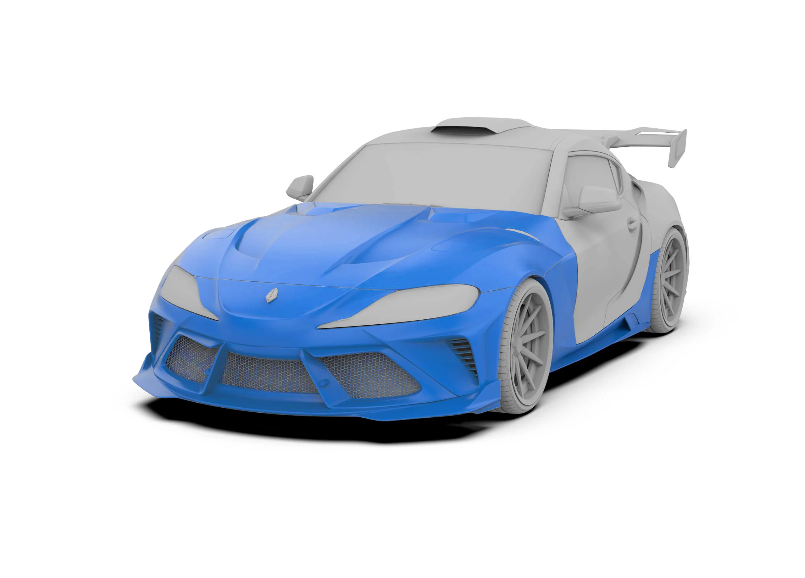 Robot Toyota GR Supra  Alerion B Complete Narrow Body Kit - Image 34