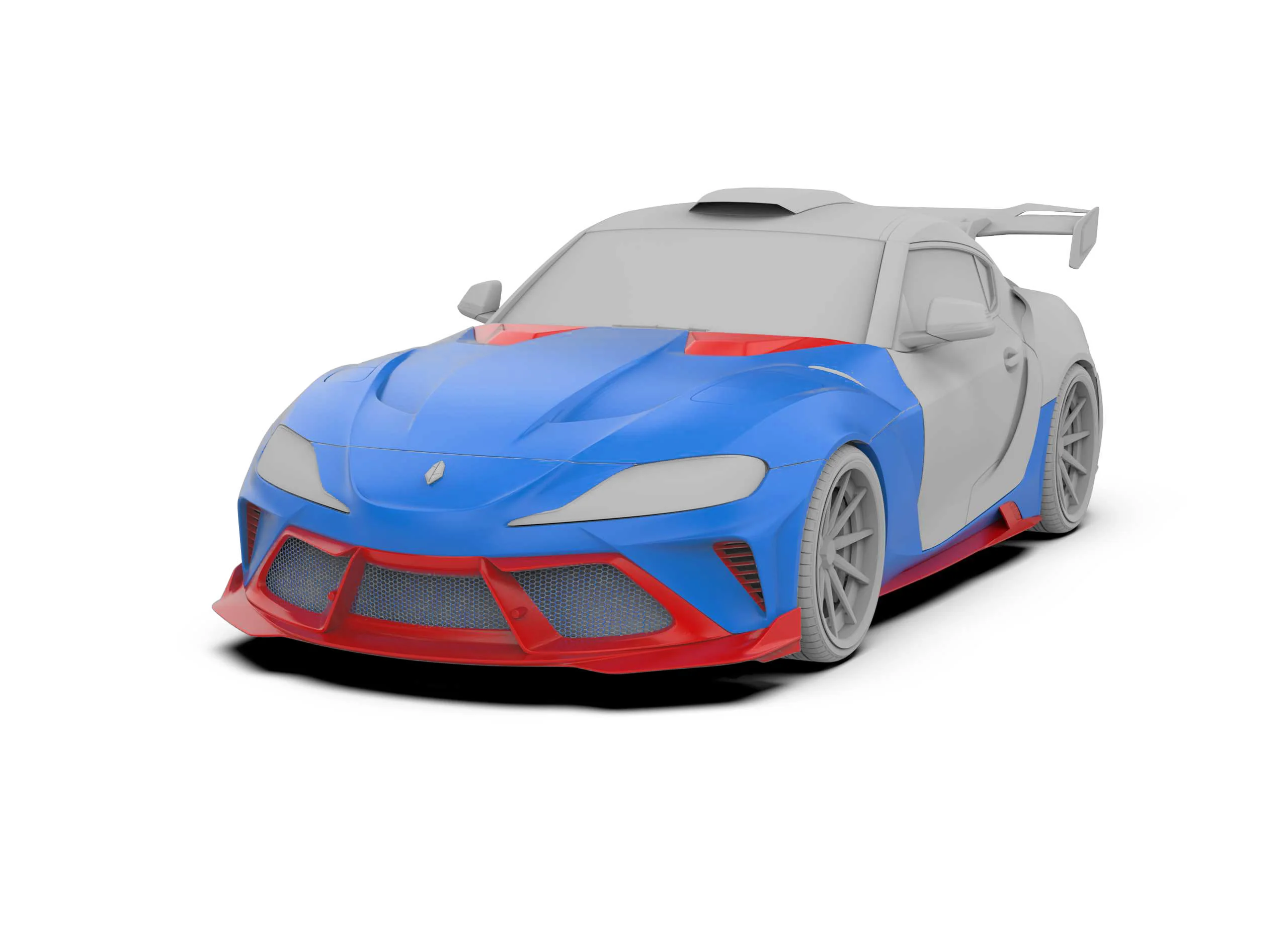 Robot Toyota GR Supra  Alerion B Complete Narrow Body Kit - Image 35