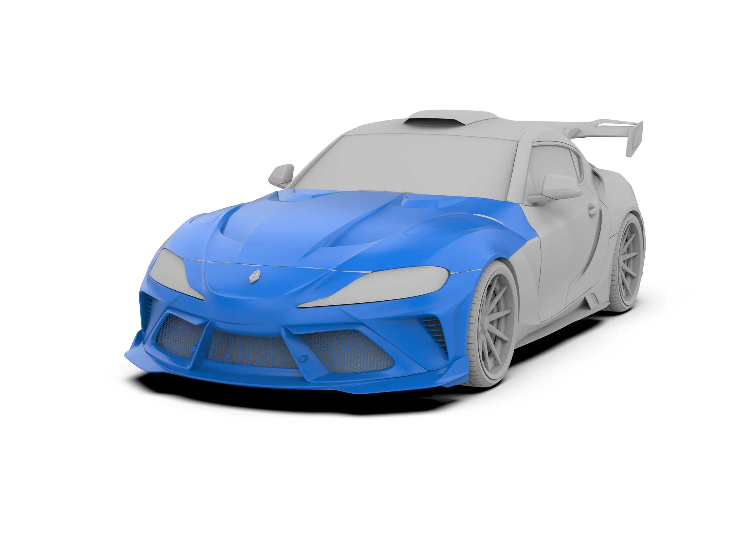 Robot Toyota GR Supra  Alerion B Complete Narrow Body Kit - Image 36