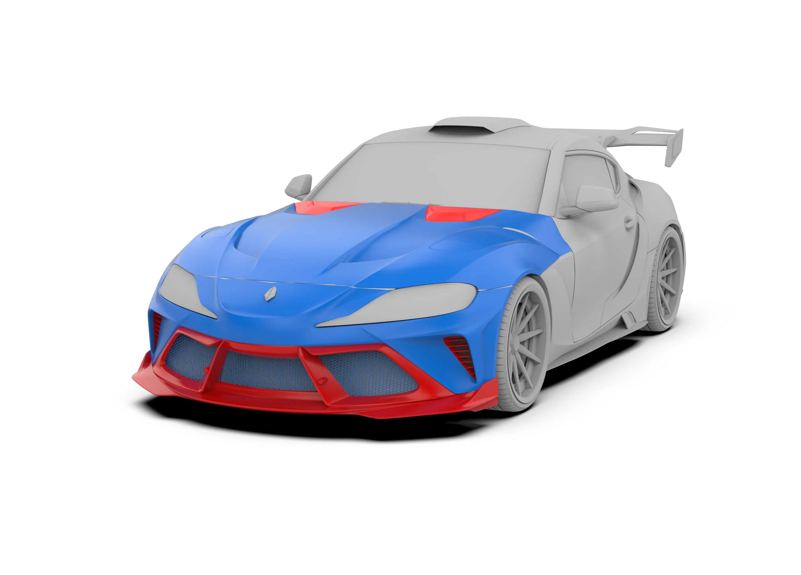 Robot Toyota GR Supra  Alerion B Complete Narrow Body Kit - Image 37