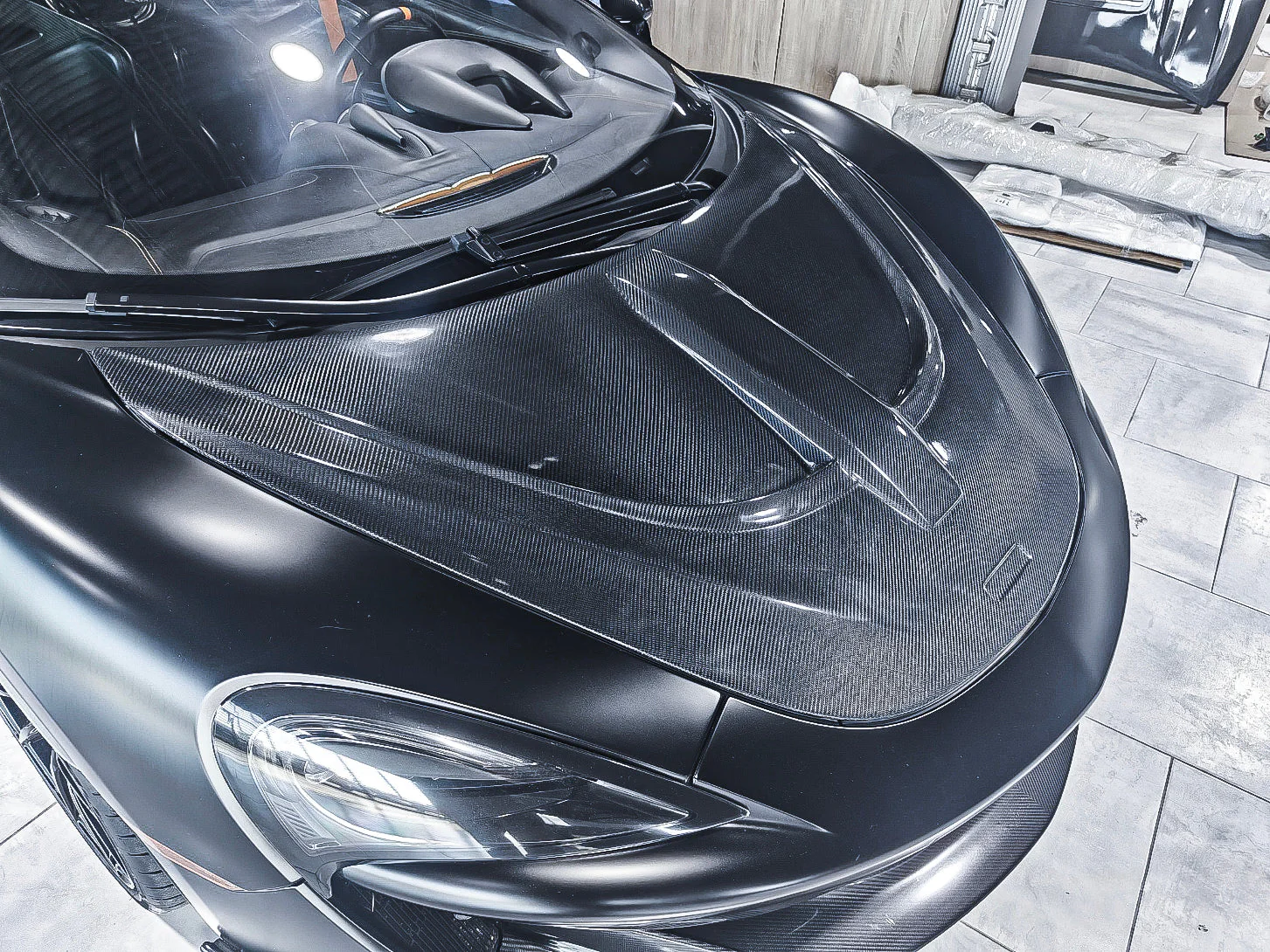 SD Carbon McLaren 540C 570S Full Prepreg / Dry Carbon P1 / Senna Style Bonnet - Image 10