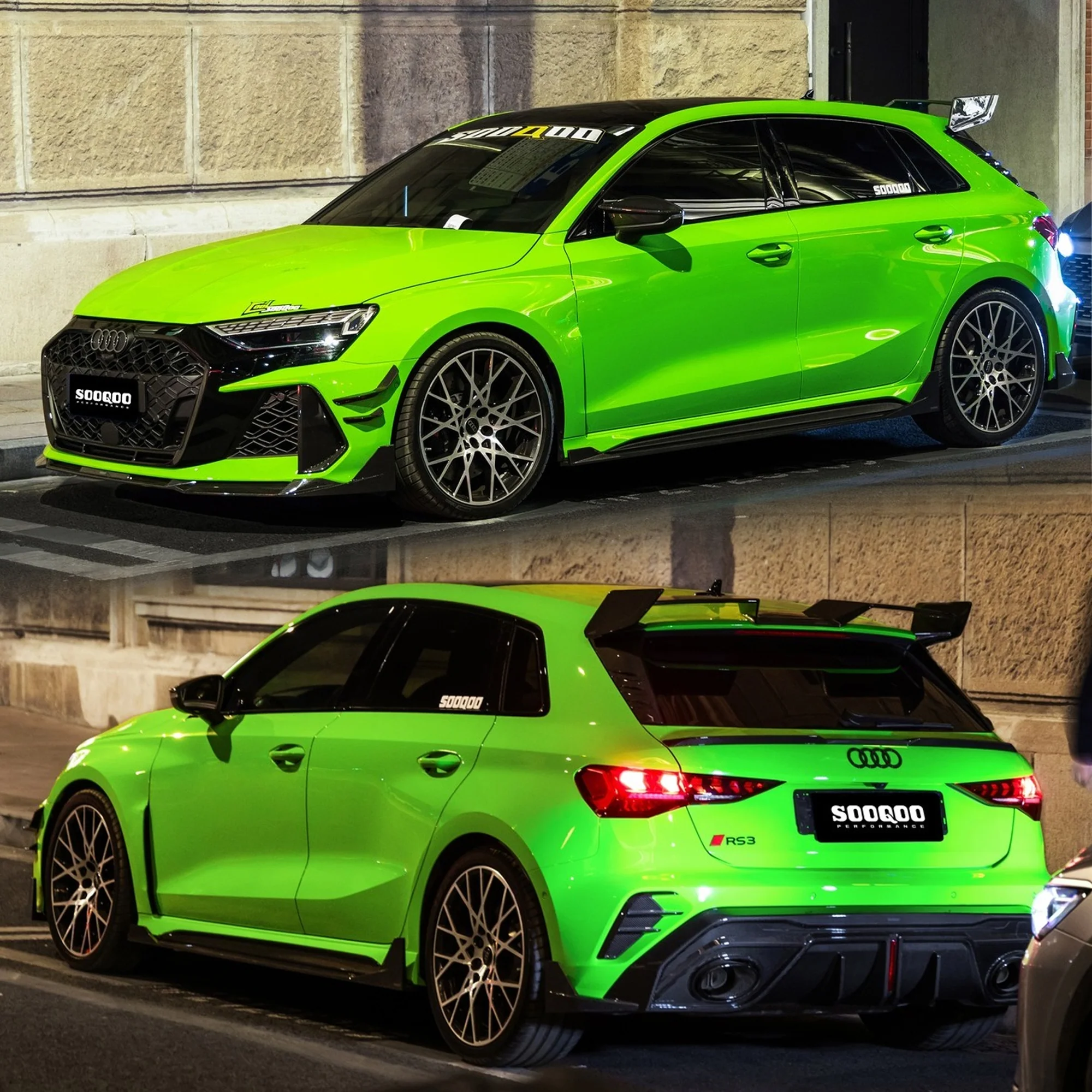SOOQOO Audi RS3 8Y Full Dry-Carbon (Prepreg) Body Kit HATCHBACK - Image 2