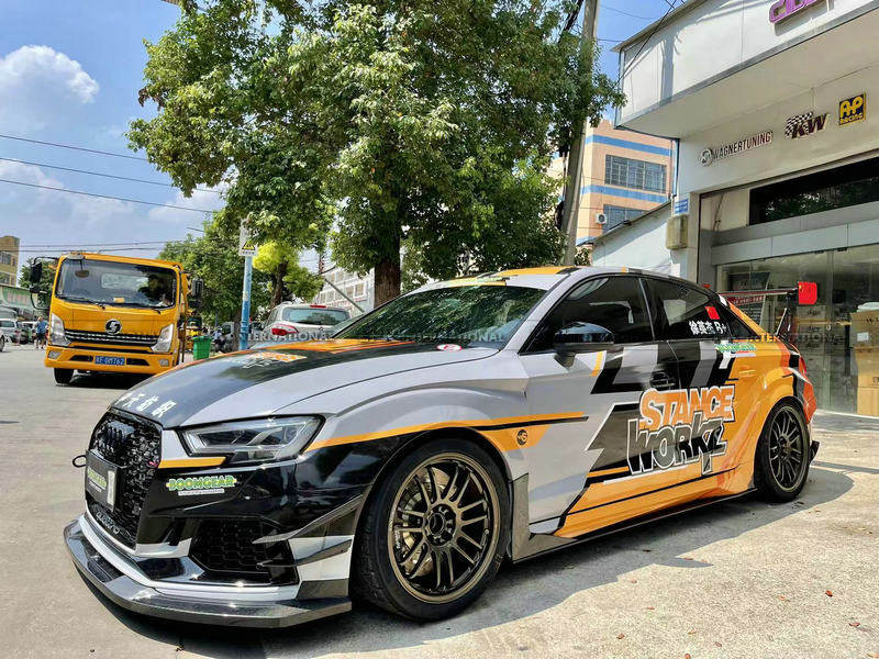 Audi RS3 8v EPR STANCEWORKZ Spec LM Widebody Kit (FRP / Carbon) - Image 15
