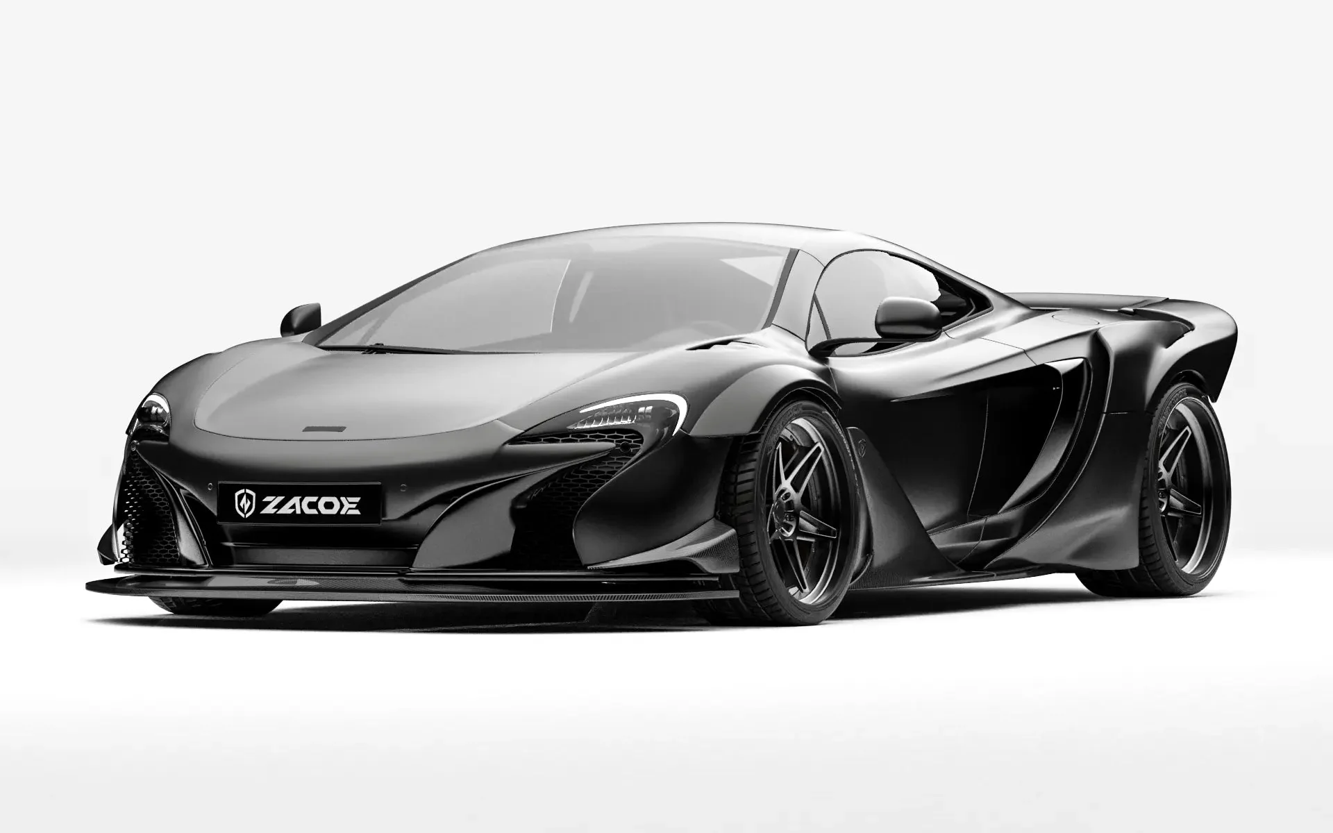 ZACOE McLaren 650S Carbon Fibre Body Kit (38pcs/set) - Image 17