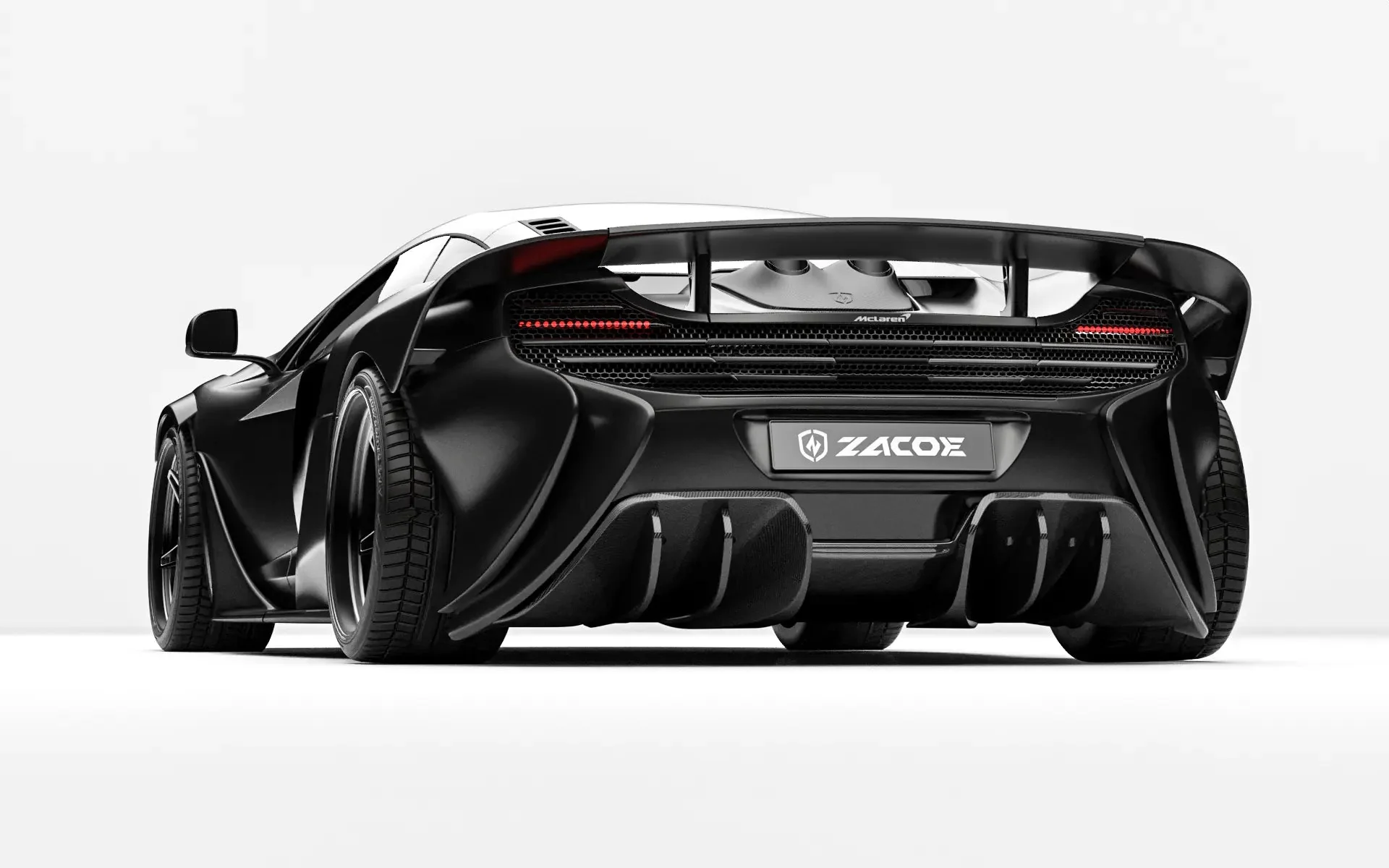 ZACOE McLaren 650S Carbon Fibre Body Kit (38pcs/set) - Image 19