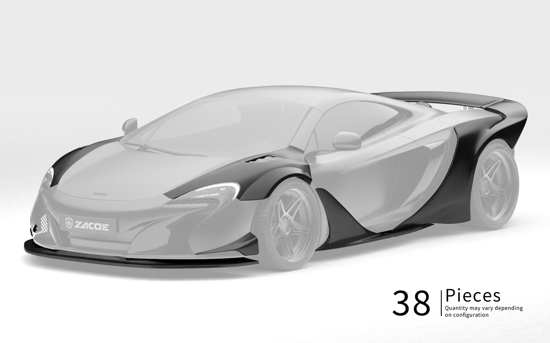 ZACOE McLaren 650S Carbon Fibre Body Kit (38pcs/set) - Image 4
