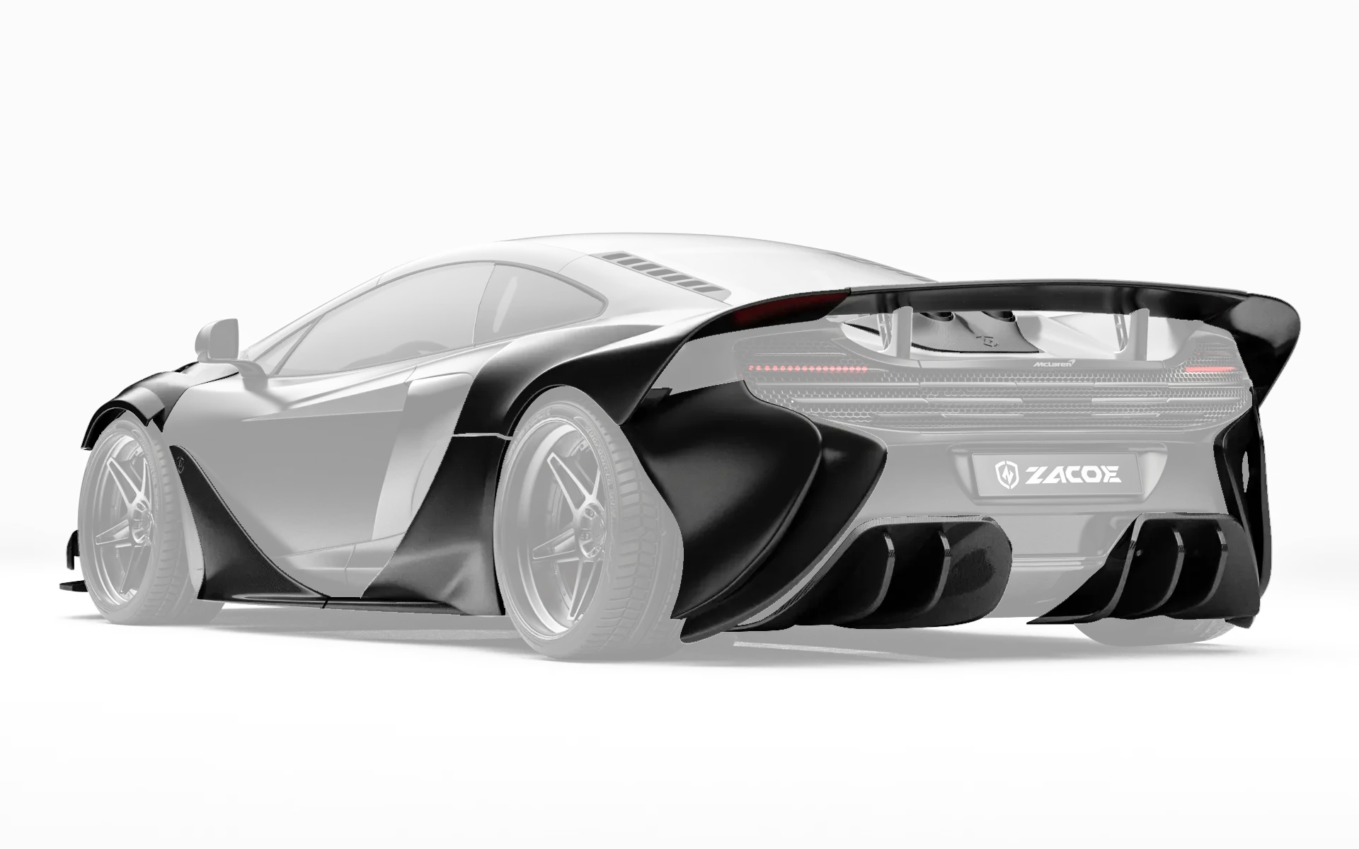 ZACOE McLaren 650S Carbon Fibre Body Kit (38pcs/set) - Image 6
