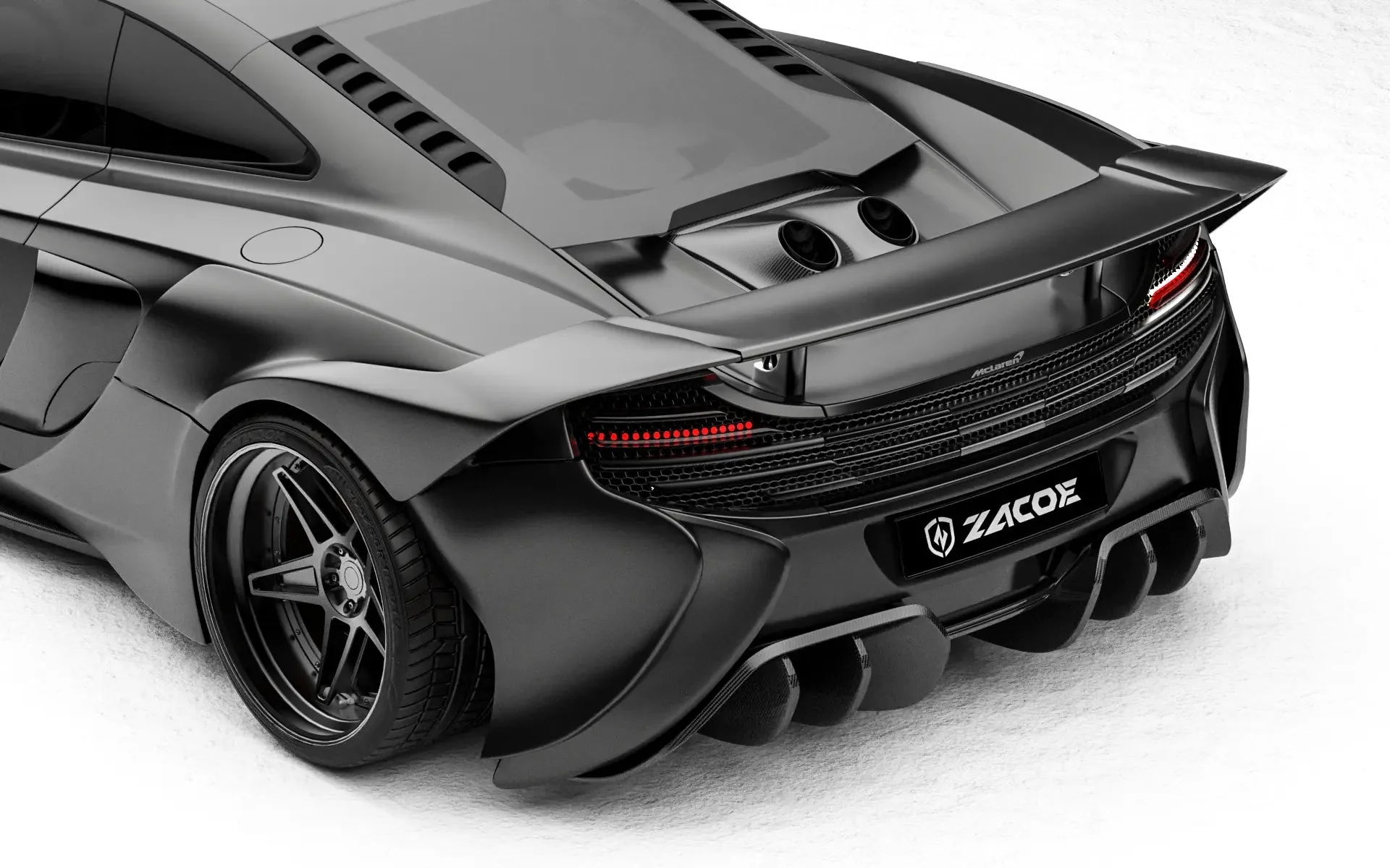 ZACOE McLaren 650S Carbon Fibre Body Kit (38pcs/set) - Image 9