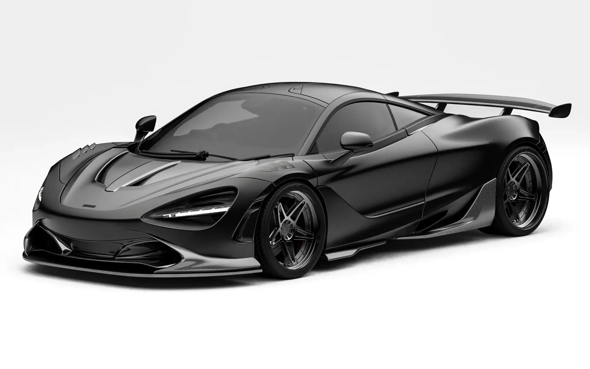 ZACOE McLaren 720s  Carbon Fibre  Body Kit (16pcs/set) - Image 16