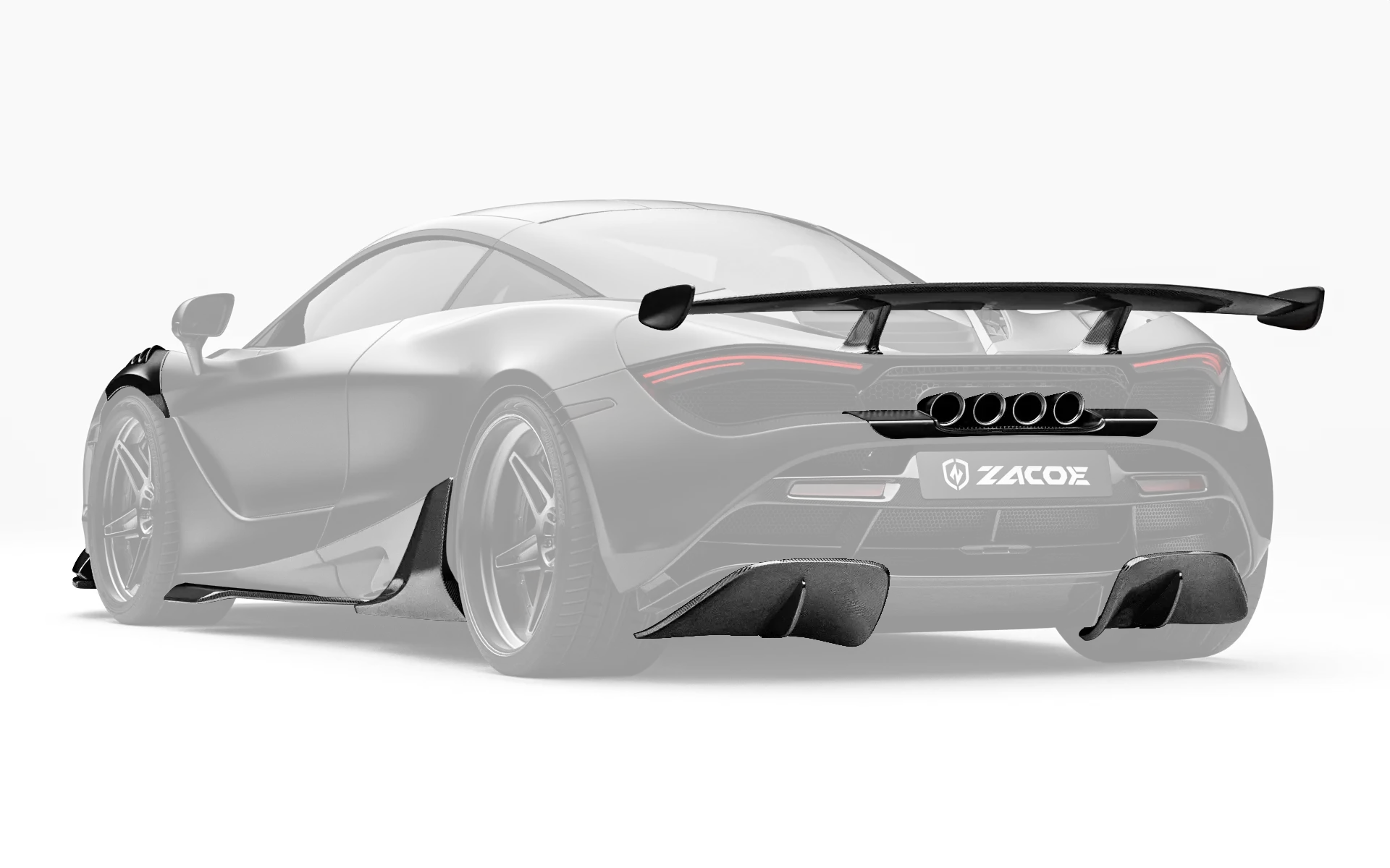 ZACOE McLaren 720s  Carbon Fibre  Body Kit (16pcs/set) - Image 5
